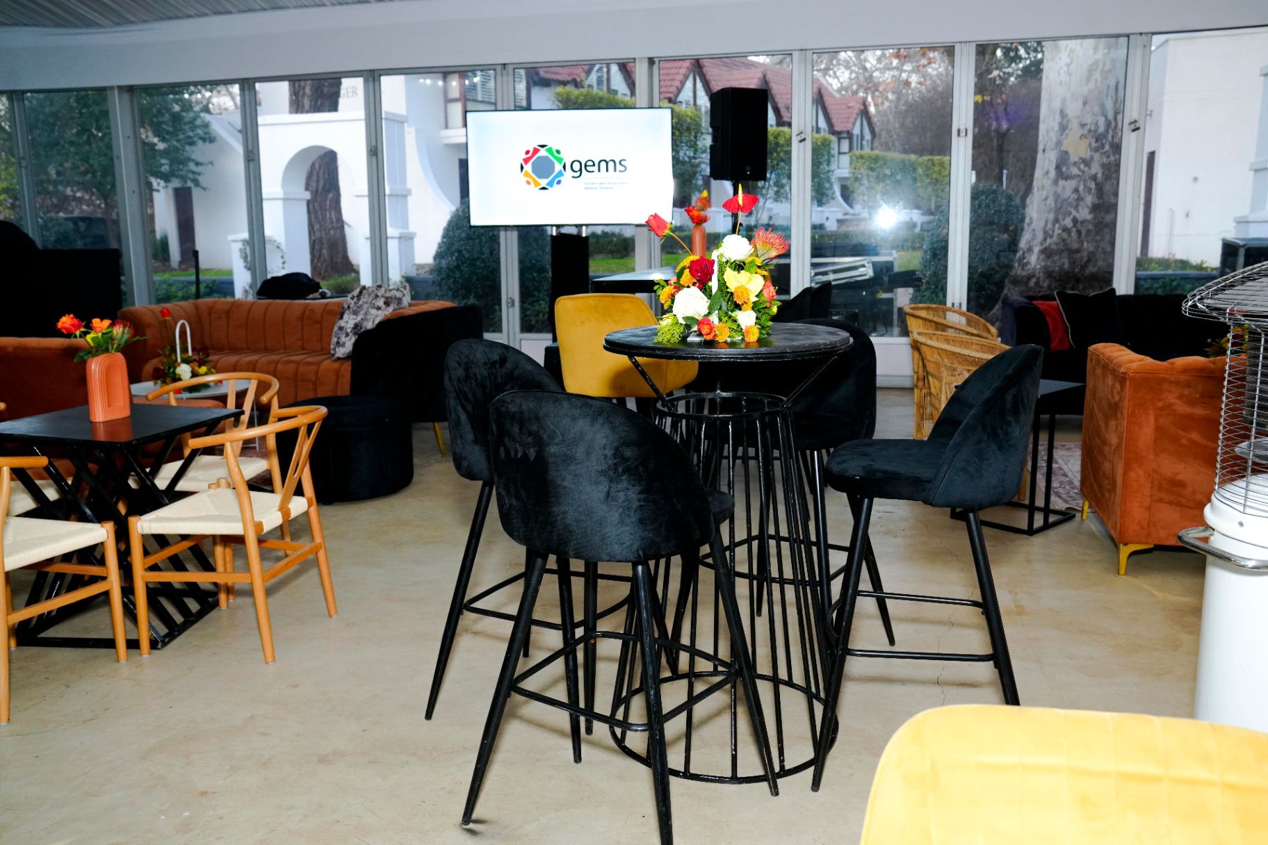 Corporate event styled by Arose Events