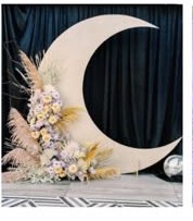 Moon Backdrop for hire from Arose Events