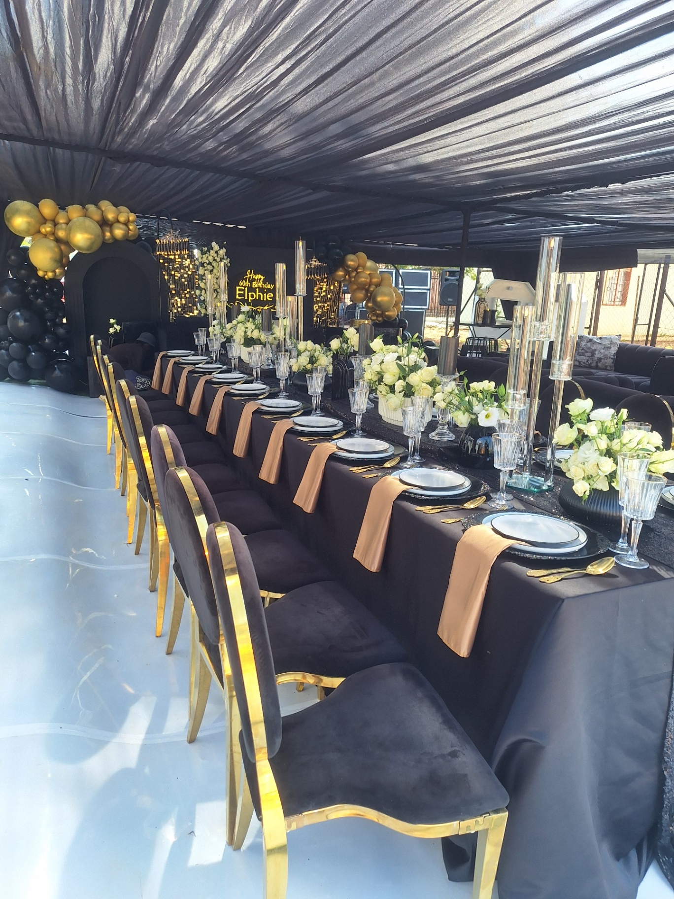 Birthdays event styled by Arose Events