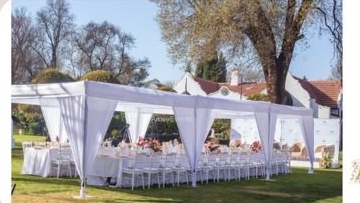 Cabana Tent for hire from Arose Events