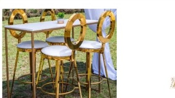 Rectangular Bar Table for hire from Arose Events