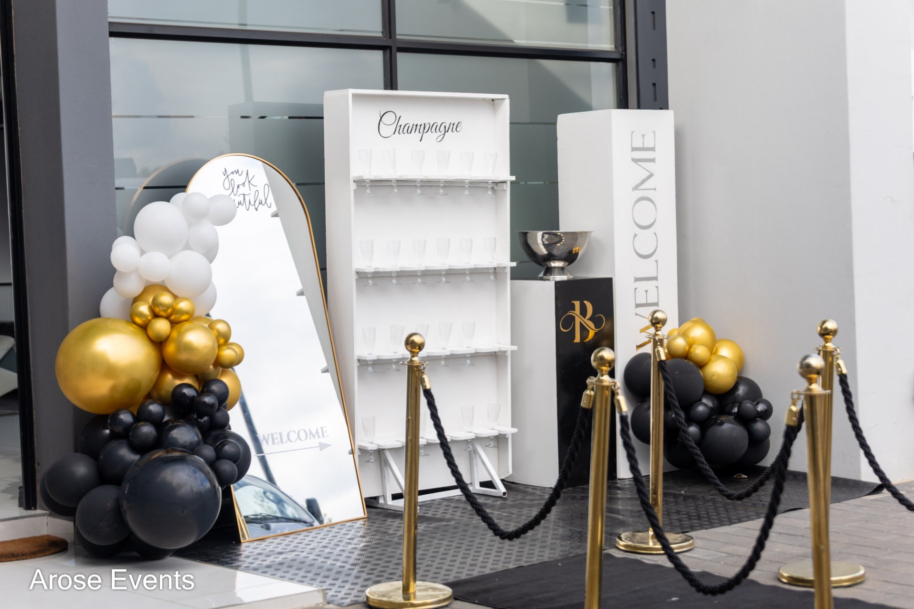 Graduations event styled by Arose Events