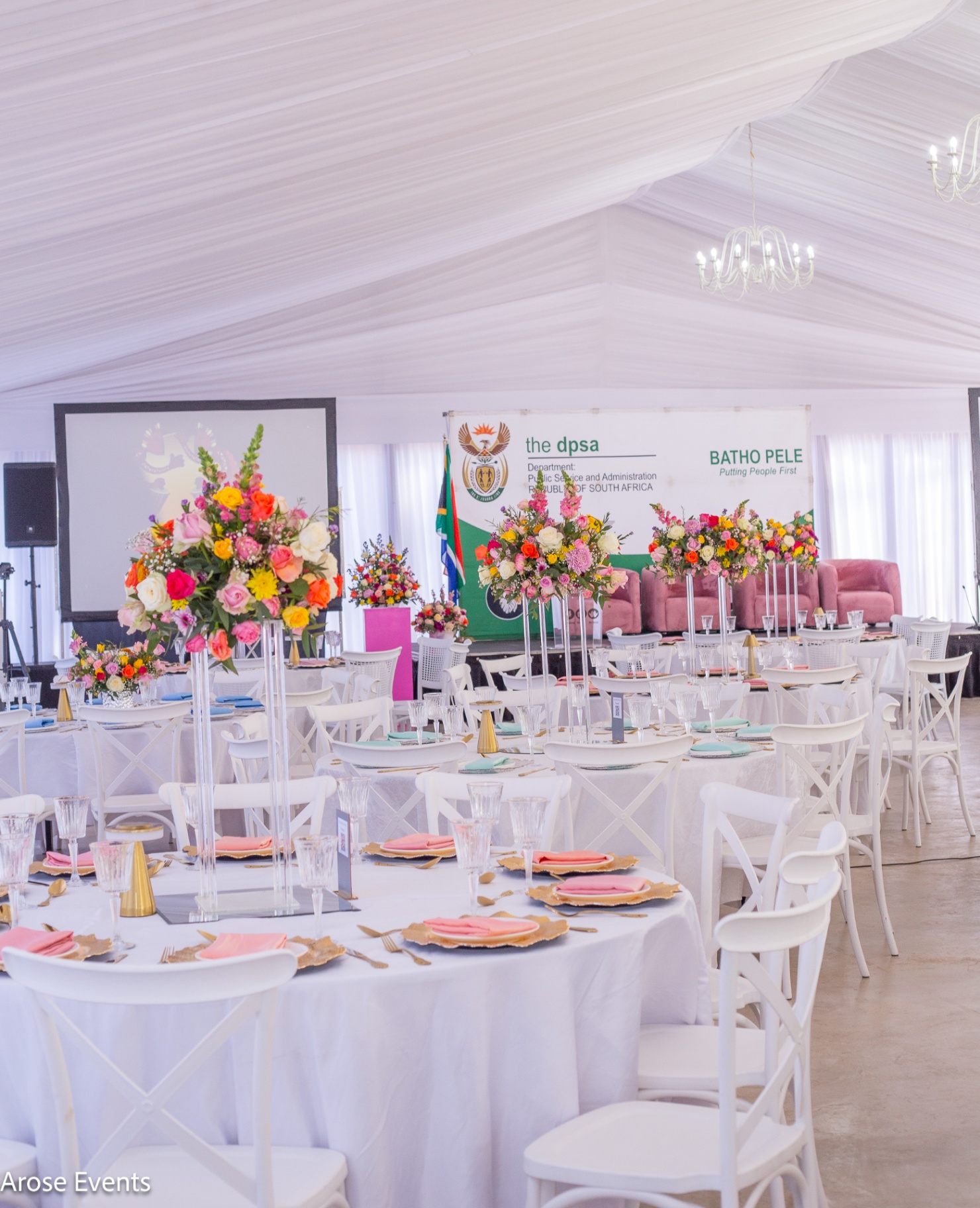 Flowers & Florals event styled by Arose Events