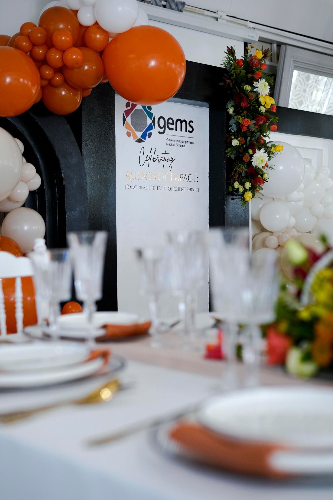 Corporate event styled by Arose Events