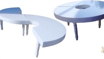 Kids 2-in-1 S Table for hire from Arose Events