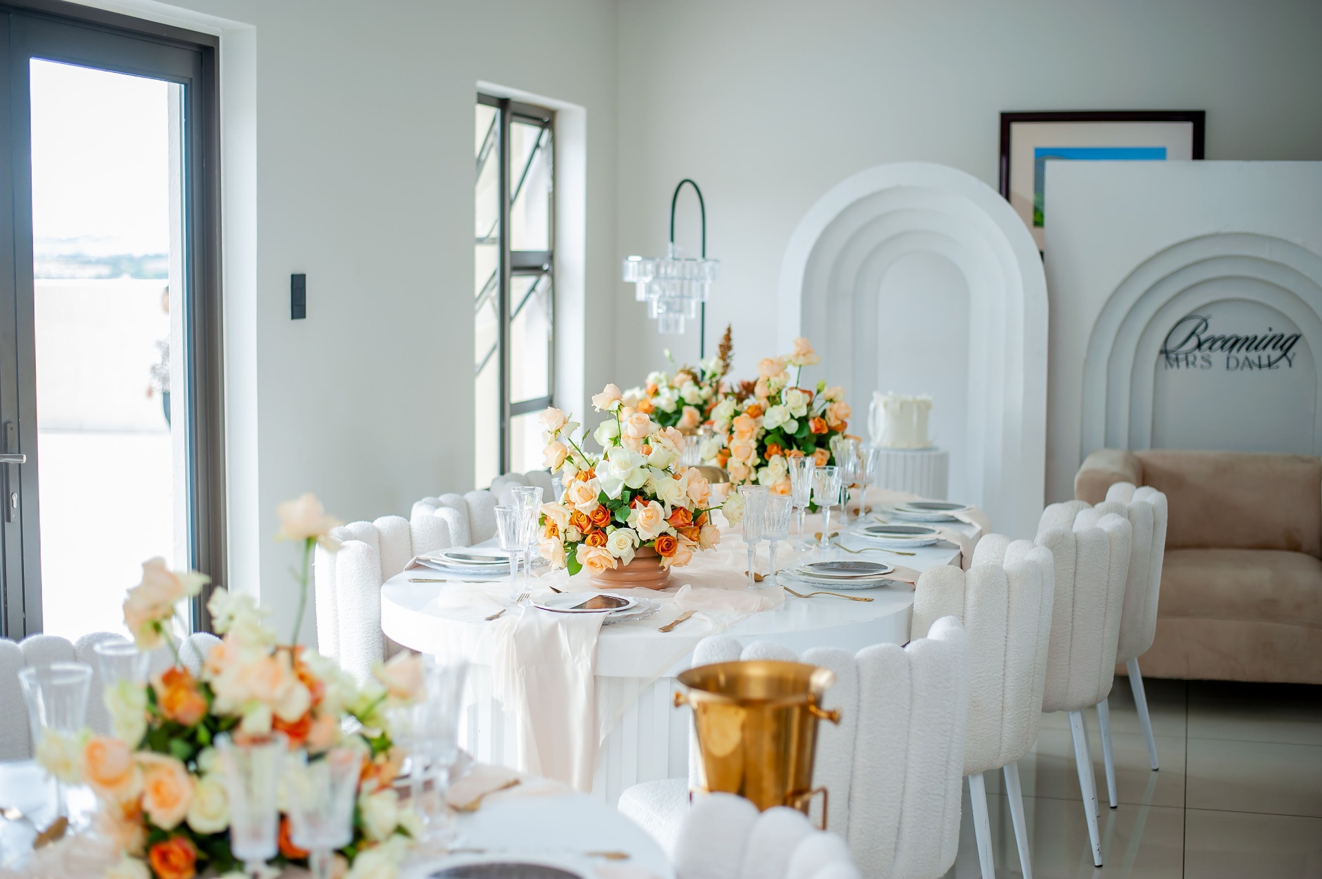 Flowers & Florals event styled by Arose Events