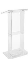 Acrylic Podium for hire from Arose Events