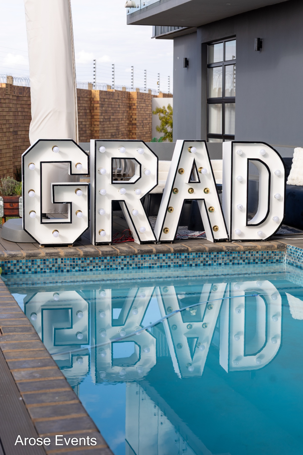 Graduations event styled by Arose Events