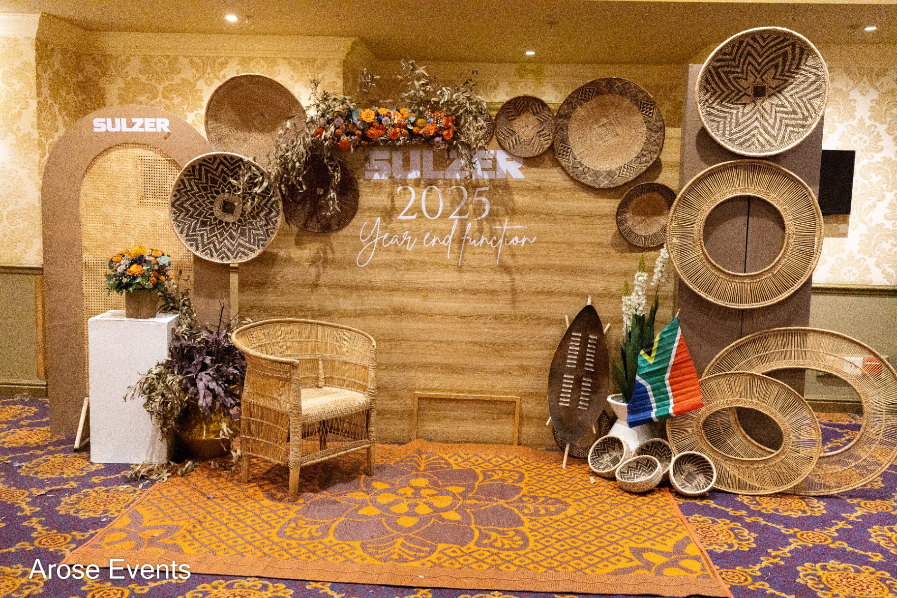Corporate event styled by Arose Events