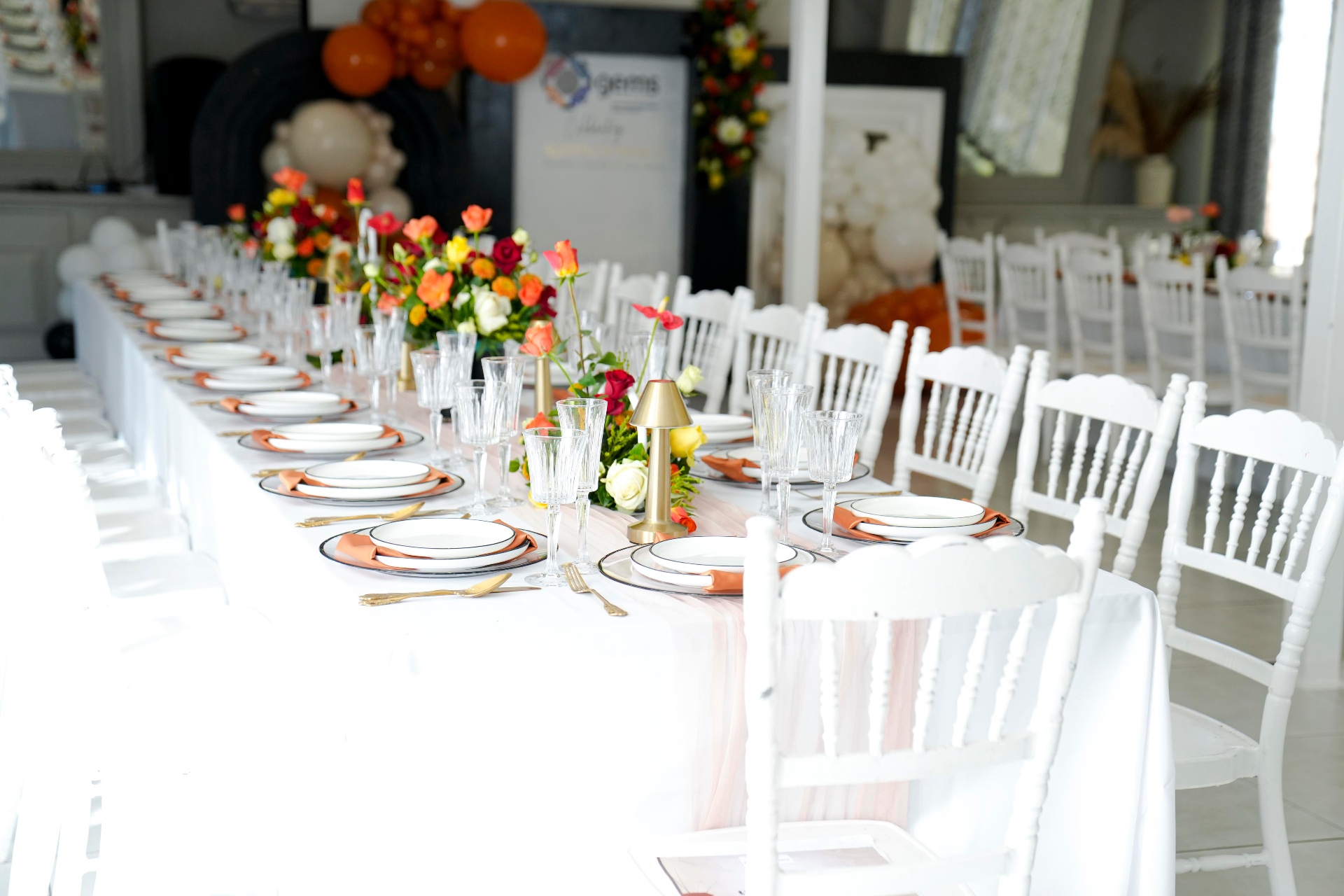 Corporate event styled by Arose Events
