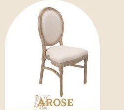 Rattan Back Louis for hire from Arose Events