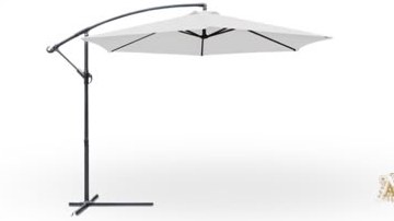 Cantilever Umbrella for hire from Arose Events